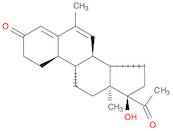 19-Norpregna-4,6-diene-3,20-dione, 17-hydroxy-6-methyl-