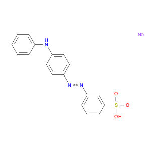 Benzenesulfonic acid, 3-[[4-(phenylamino)phenyl]azo]-, monosodiumsalt