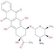 5,12-Naphthacenedione,9-acetyl-7-[(3-amino-2,3,6-trideoxy-a-L-lyxo-hexopyranosyl)oxy]-7,8,9,10-t...