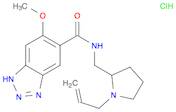 1H-Benzotriazole-5-carboxamide,6-methoxy-N-[[1-(2-propenyl)-2-pyrrolidinyl]methyl]-, monohydrochlo…