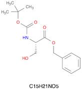 L-Serine, N-[(1,1-dimethylethoxy)carbonyl]-, phenylmethyl ester