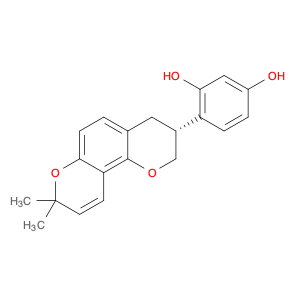 1,3-Benzenediol,4-(3,4-dihydro-8,8-dimethyl-2H,8H-benzo[1,2-b:3,4-b']dipyran-3-yl)-,(R)-