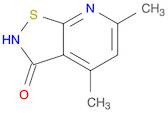 Isothiazolo[5,4-b]pyridin-3(2H)-one, 4,6-dimethyl-