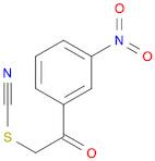 Thiocyanic acid, 2-(3-nitrophenyl)-2-oxoethyl ester