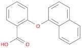 Benzoic acid, 2-(1-naphthalenyloxy)-