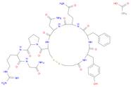 Vasopressin, 1-(3-mercaptopropanoic acid)-8-D-arginine-,monoacetate (salt)