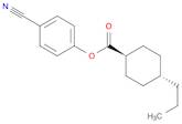 Cyclohexanecarboxylic acid, 4-propyl-, 4-cyanophenyl ester, trans-