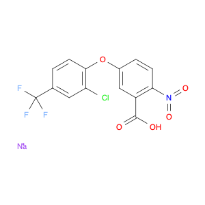 Benzoic acid, 5-[2-chloro-4-(trifluoromethyl)phenoxy]-2-nitro-, sodiumsalt