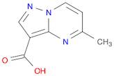 Pyrazolo[1,5-a]pyrimidine-3-carboxylic acid, 5-methyl-