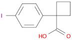 1-(4-Iodophenyl)cyclobutanecarboxylic acid