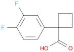 Cyclobutanecarboxylic acid, 1-(3,4-difluorophenyl)-