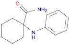 Cyclohexanecarboxamide, 1-(phenylamino)-