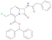 5-Thia-1-azabicyclo[4.2.0]oct-2-ene-2-carboxylic acid,3-(chloromethyl)-8-oxo-7-[(phenylacetyl)amin…