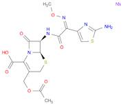 5-Thia-1-azabicyclo[4.2.0]oct-2-ene-2-carboxylic acid,3-[(acetyloxy)methyl]-7-[[(2Z)-(2-amino-4-...