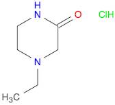 Piperazinone, 4-ethyl-, monohydrochloride