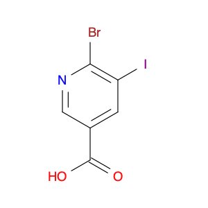 6-Bromo-5-iodonicotinic acid