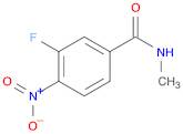 Benzamide, 3-fluoro-N-methyl-4-nitro-