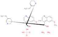 Cinchonan-9-ol, 6'-methoxy-, (9S)-, sulfate (2:1) (salt), monohydrate