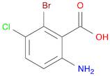 Benzoic acid, 6-amino-2-bromo-3-chloro-