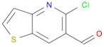 Thieno[3,2-b]pyridine-6-carboxaldehyde, 5-chloro-