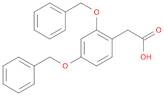 Benzeneacetic acid, 2,4-bis(phenylmethoxy)-