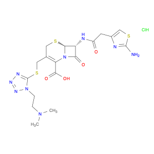 5-Thia-1-azabicyclo[4.2.0]oct-2-ene-2-carboxylic acid,7-[[(2-amino-4-thiazolyl)acetyl]amino]-3-[...