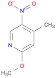 Pyridine, 2-methoxy-4-methyl-5-nitro-