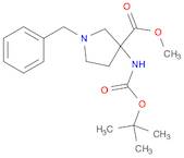 3-Pyrrolidineacetic acid, 3-(methoxycarbonyl)-a-oxo-1-(phenylmethyl)-,1,1-dimethylethyl ester