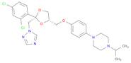 Piperazine,1-[4-[[(2R,4S)-2-(2,4-dichlorophenyl)-2-(1H-1,2,4-triazol-1-ylmethyl)-1,3-dioxolan-4-yl…