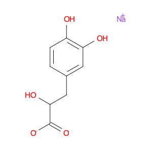 Benzenepropanoic acid, a,3,4-trihydroxy-, monosodium salt