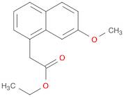 1-Naphthaleneacetic acid, 7-methoxy-, ethyl ester