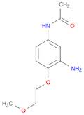 Acetamide, N-[3-amino-4-(2-methoxyethoxy)phenyl]-