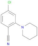 Benzonitrile, 4-chloro-2-(1-piperidinyl)-