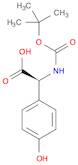 Benzeneacetic acid,a-[[(1,1-dimethylethoxy)carbonyl]amino]-4-hydroxy-, (aS)-