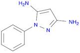 1H-Pyrazole-3,5-diamine, 1-phenyl-