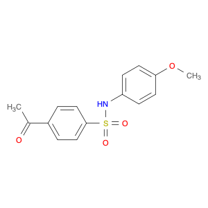 4-Acetyl-n-(4-methoxy-phenyl)-benzenesulfonamide