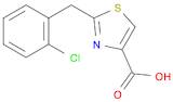 4-Thiazolecarboxylic acid, 2-[(2-chlorophenyl)methyl]-