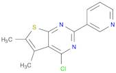 4-Chloro-5,6-dimethyl-2-(pyridin-3-yl)thieno[2,3-d]pyrimidine