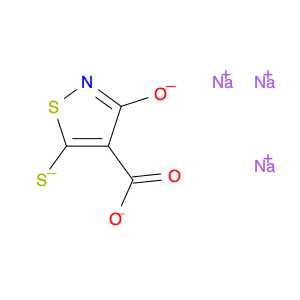 4-Isothiazolecarboxylic acid, 2,3-dihydro-5-mercapto-3-oxo-, trisodiumsalt