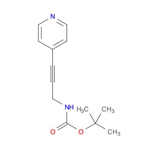 tert-butyl N-[3-(pyridin-4-yl)prop-2-yn-1-yl]carbamate