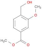 Benzoic acid, 4-(hydroxymethyl)-3-methoxy-, methyl ester