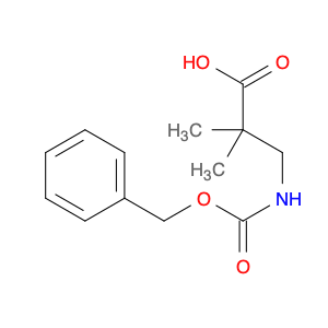 Propanoic acid, 2,2-dimethyl-3-[[(phenylmethoxy)carbonyl]amino]-