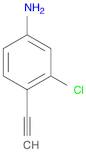 3-chloro-4-ethynylaniline