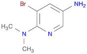 5-Amino-3-bromo-2-(N,N-dimethylamino)pyridine