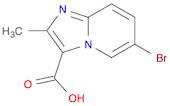 Imidazo[1,2-a]pyridine-3-carboxylic acid, 6-bromo-2-methyl-