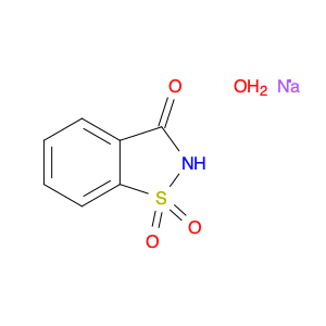 1,2-Benzisothiazol-3(2H)-one, 1,1-dioxide, sodium salt, hydrate