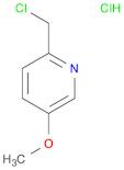 Pyridine, 2-(chloromethyl)-5-methoxy-, hydrochloride