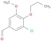 3-chloro-5-methoxy-4-propoxybenzaldehyde