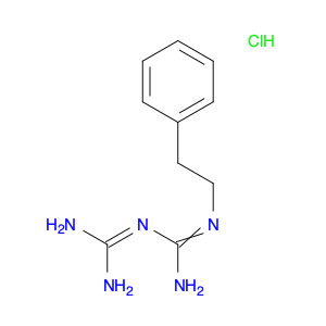 Imidodicarbonimidic diamide, N-(2-phenylethyl)-, monohydrochloride