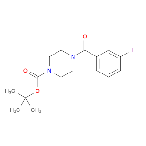 1-Piperazinecarboxylic acid, 4-(3-iodobenzoyl)-, 1,1-dimethylethyl ester